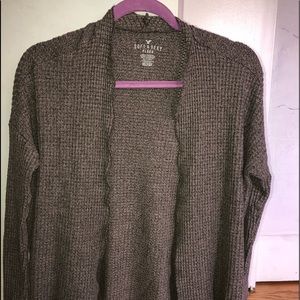 AEO Soft& Sexy Plush Waffle Knit Cardigan